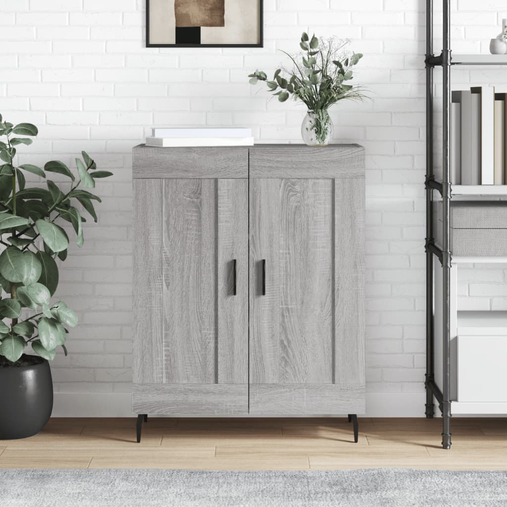 Berkfield Sideboard Grey Sonoma 69.5x34x90 cm Engineered Wood