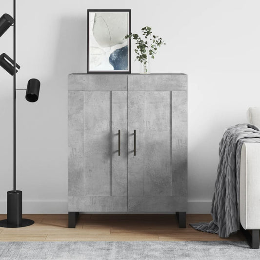 Berkfield Sideboard Concrete Grey 69.5x34x90 cm Engineered Wood