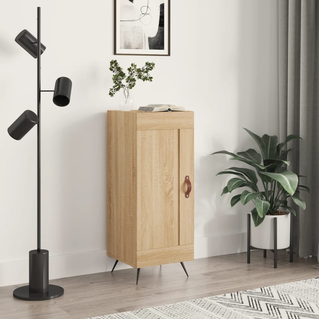 Berkfield Sideboard Sonoma Oak 34.5x34x90 cm Engineered Wood