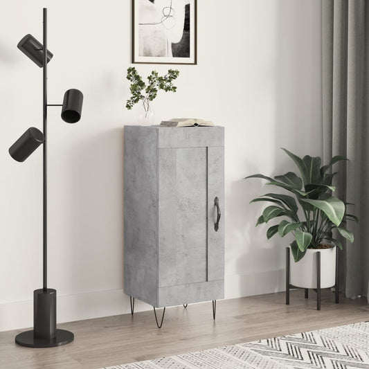 Berkfield Sideboard Concrete Grey 34.5x34x90 cm Engineered Wood