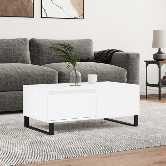 Berkfield Coffee Table White 90x50x36.5 cm Engineered Wood