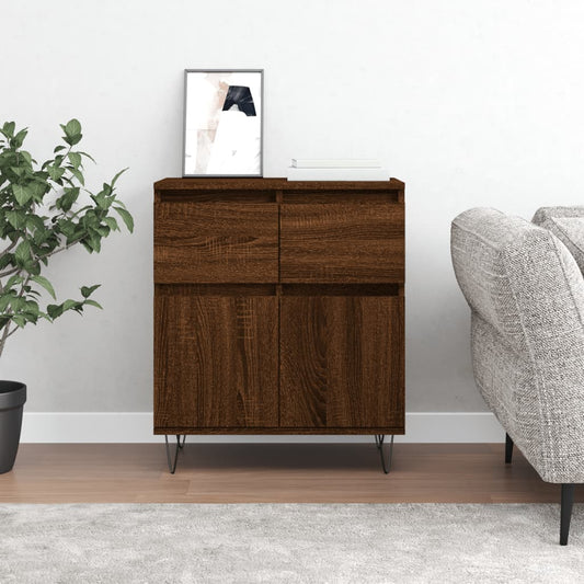 Berkfield Sideboard Brown Oak 60x35x70 cm Engineered Wood