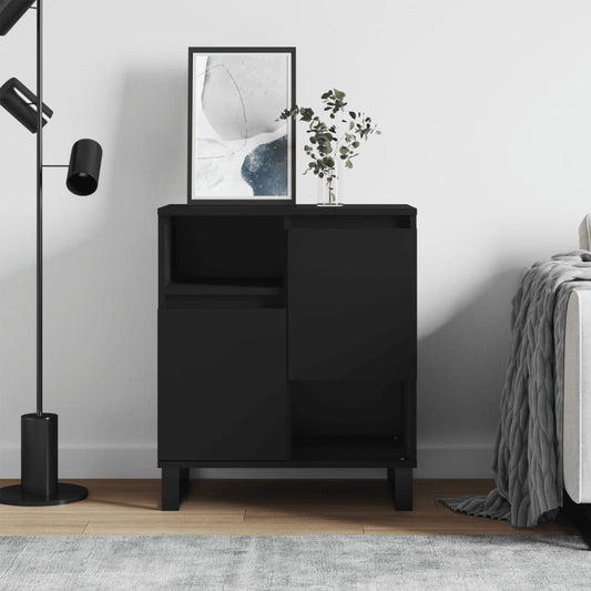 Berkfield Sideboard Black 60x35x70 cm Engineered Wood