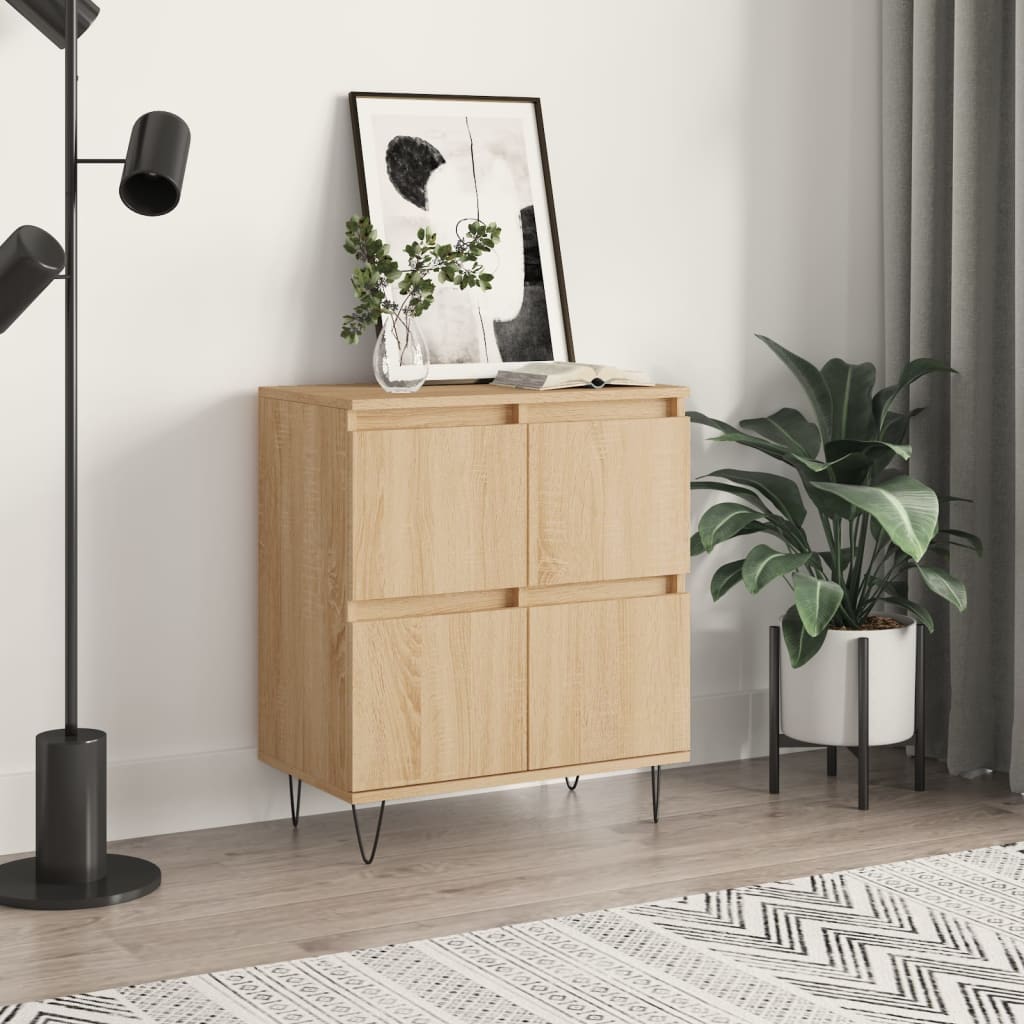 Berkfield Sideboard Sonoma Oak 60x35x70 cm Engineered Wood