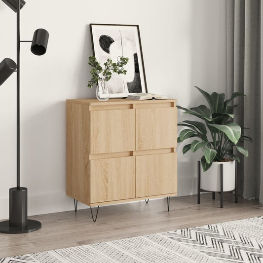 Berkfield Sideboard Sonoma Oak 60x35x70 cm Engineered Wood