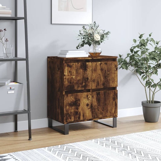 Berkfield Sideboard Smoked Oak 60x35x70 cm Engineered Wood