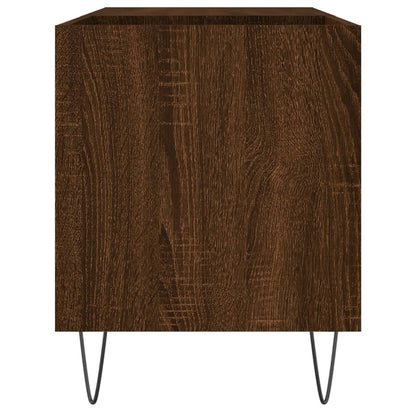 Berkfield Record Cabinet Brown Oak 85x38x48 cm Engineered Wood