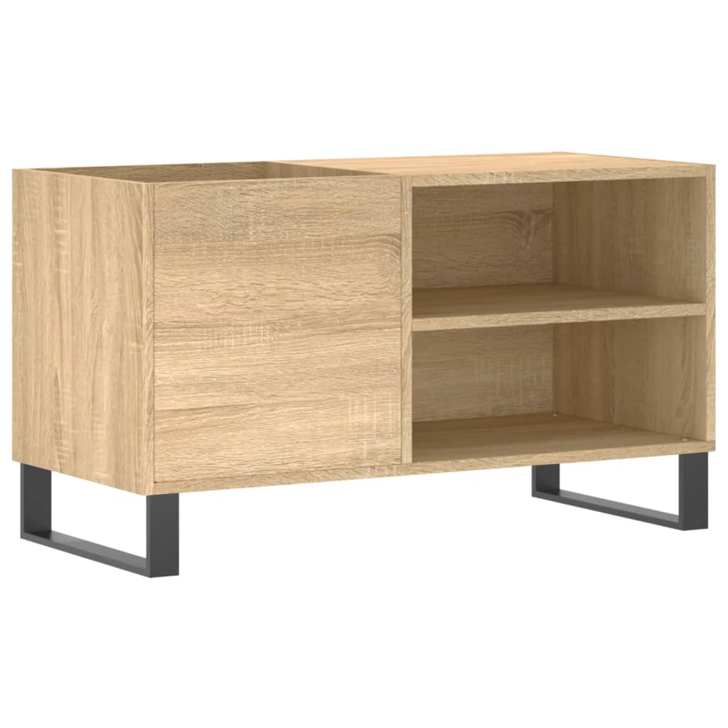 Berkfield Record Cabinet Sonoma Oak 85x38x48 cm Engineered Wood
