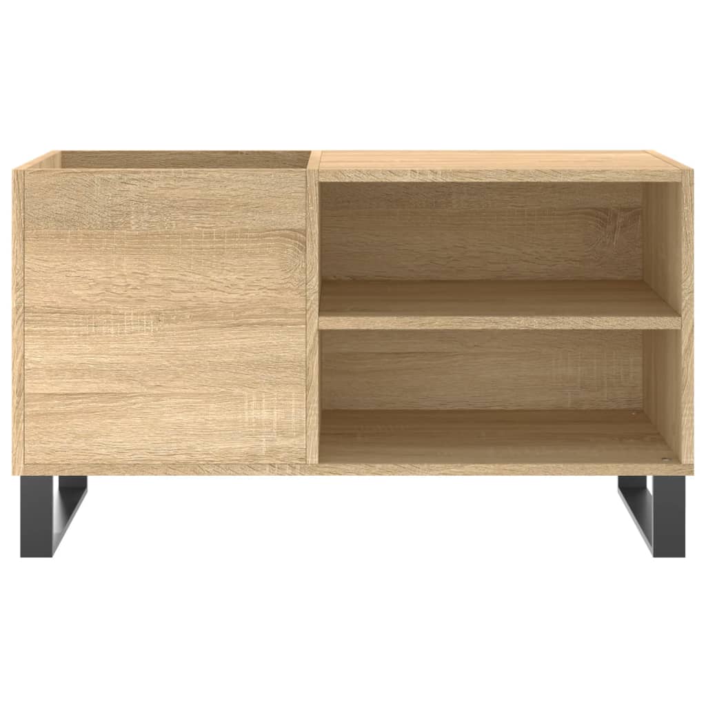 Berkfield Record Cabinet Sonoma Oak 85x38x48 cm Engineered Wood