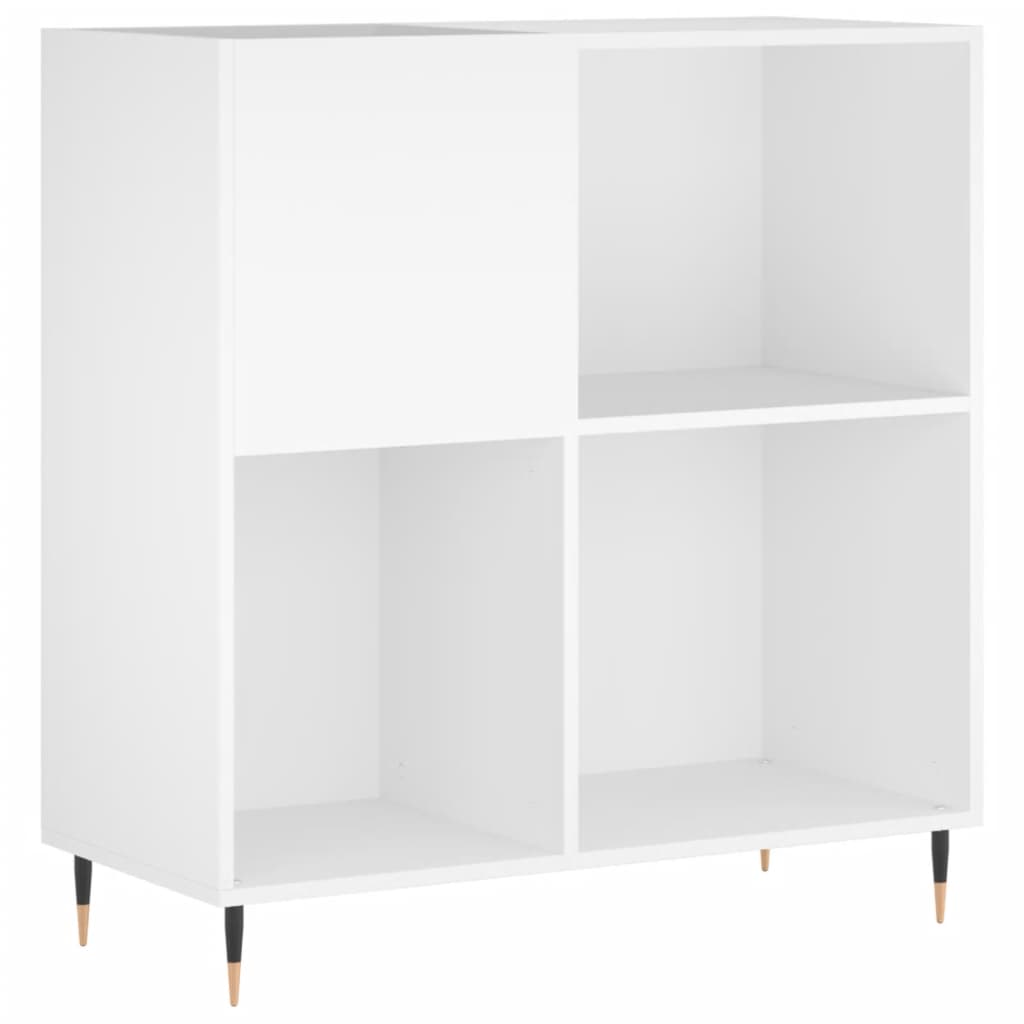Berkfield Record Cabinet White 84.5x38x89 cm Engineered Wood