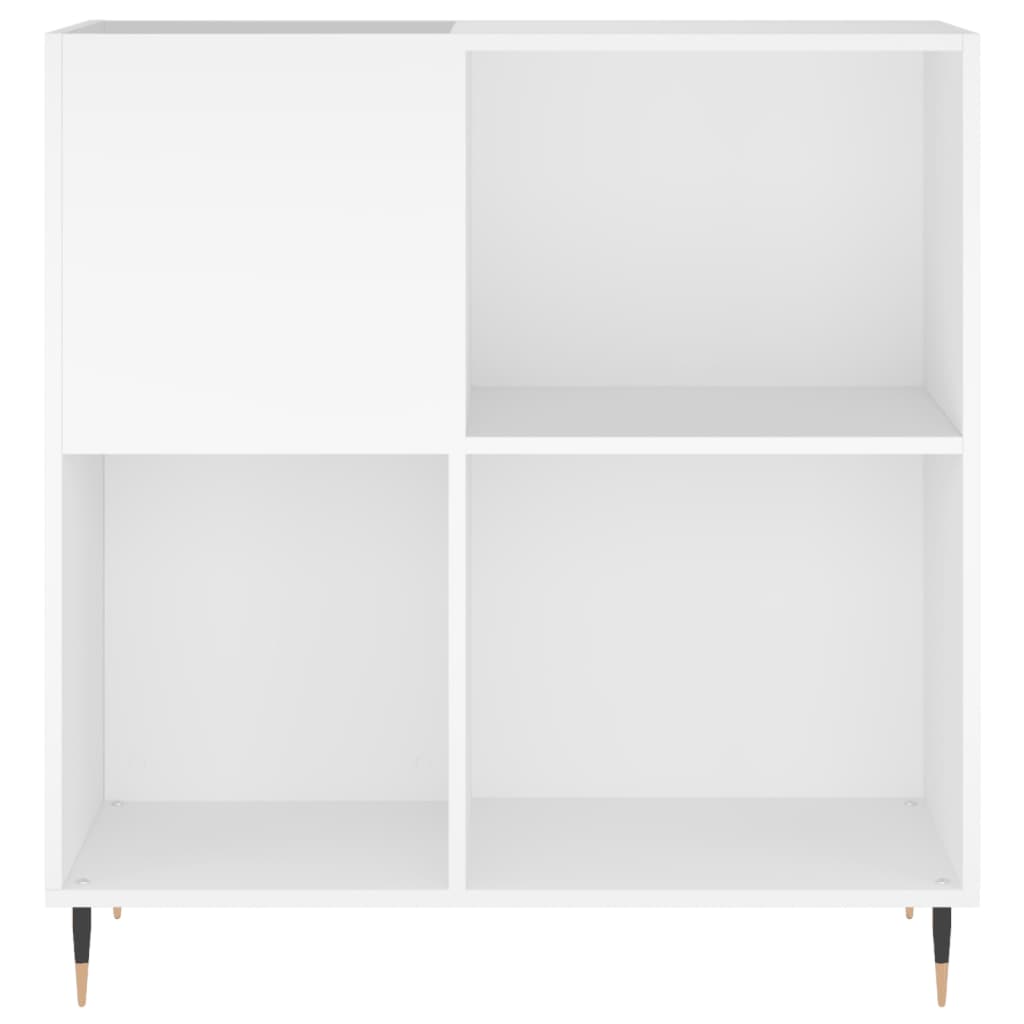 Berkfield Record Cabinet White 84.5x38x89 cm Engineered Wood