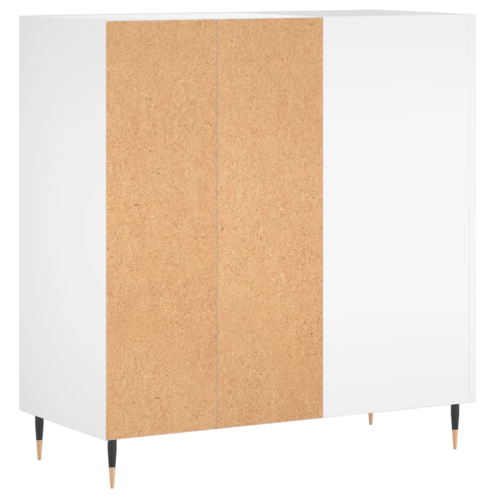Berkfield Record Cabinet White 84.5x38x89 cm Engineered Wood