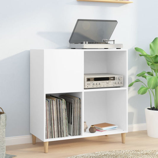 Berkfield Record Cabinet White 84.5x38x89 cm Engineered Wood
