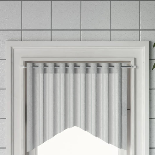 Berkfield Curtain Rails 2 pcs White and Silver 40-60 cm Aluminium