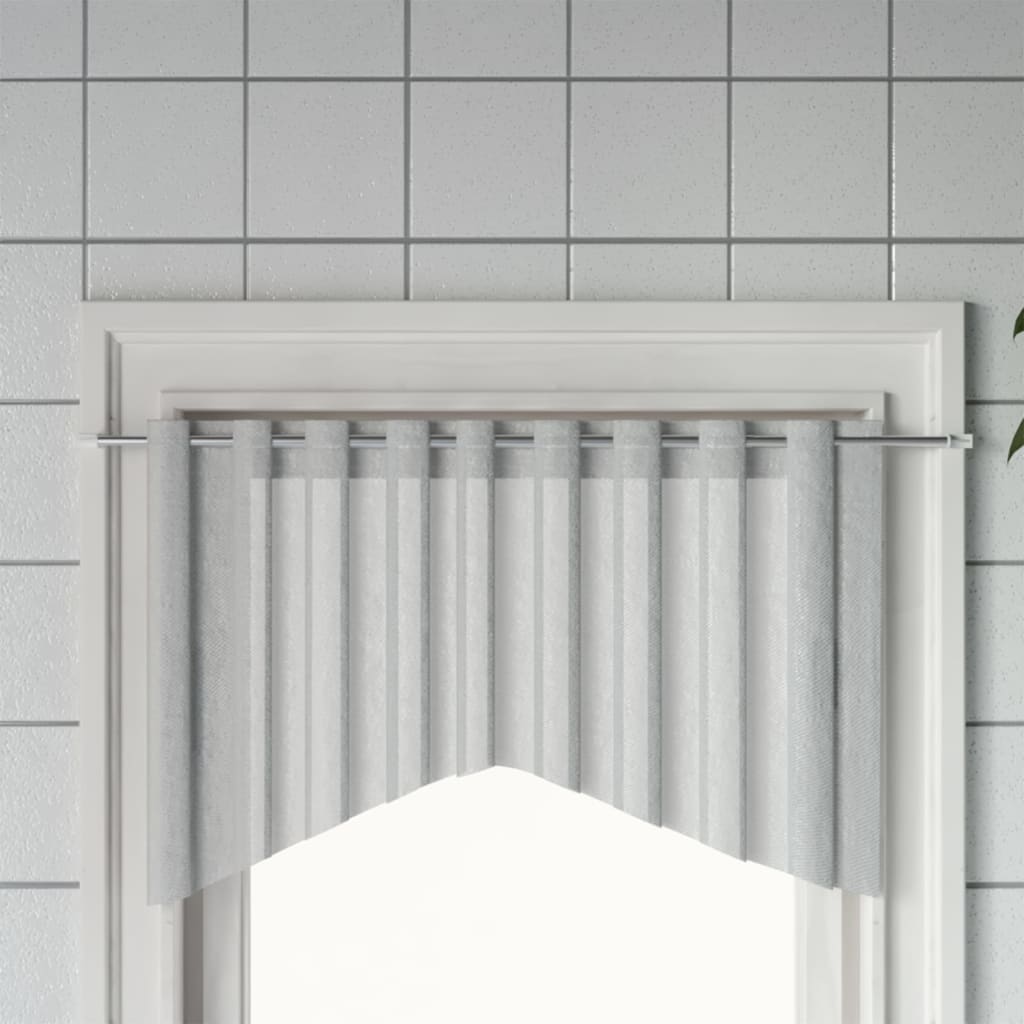 Berkfield Curtain Rails 2 pcs White and Silver 90-130 cm Aluminium