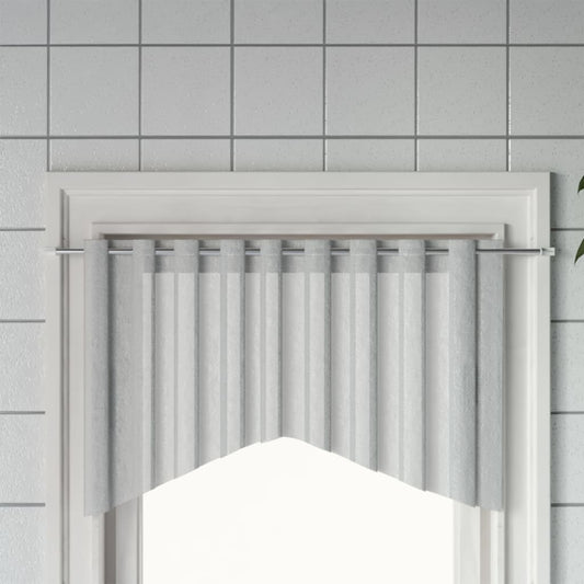 Berkfield Curtain Rails 2 pcs White and Silver 90-130 cm Aluminium