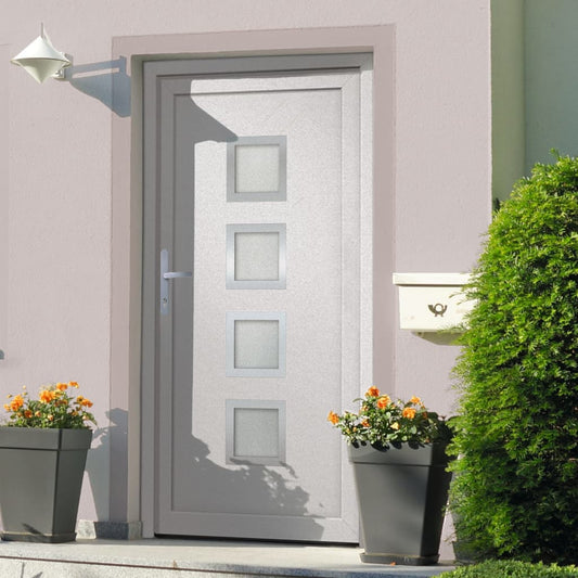 Berkfield Front Door White 98x200 cm PVC
