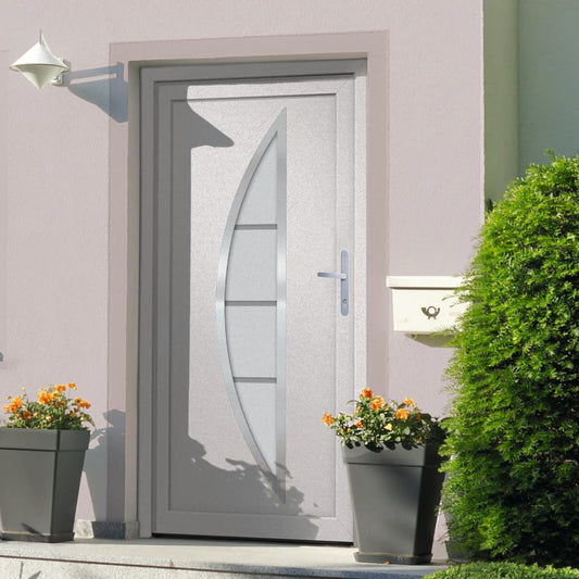 Berkfield Front Door White 88x200 cm PVC
