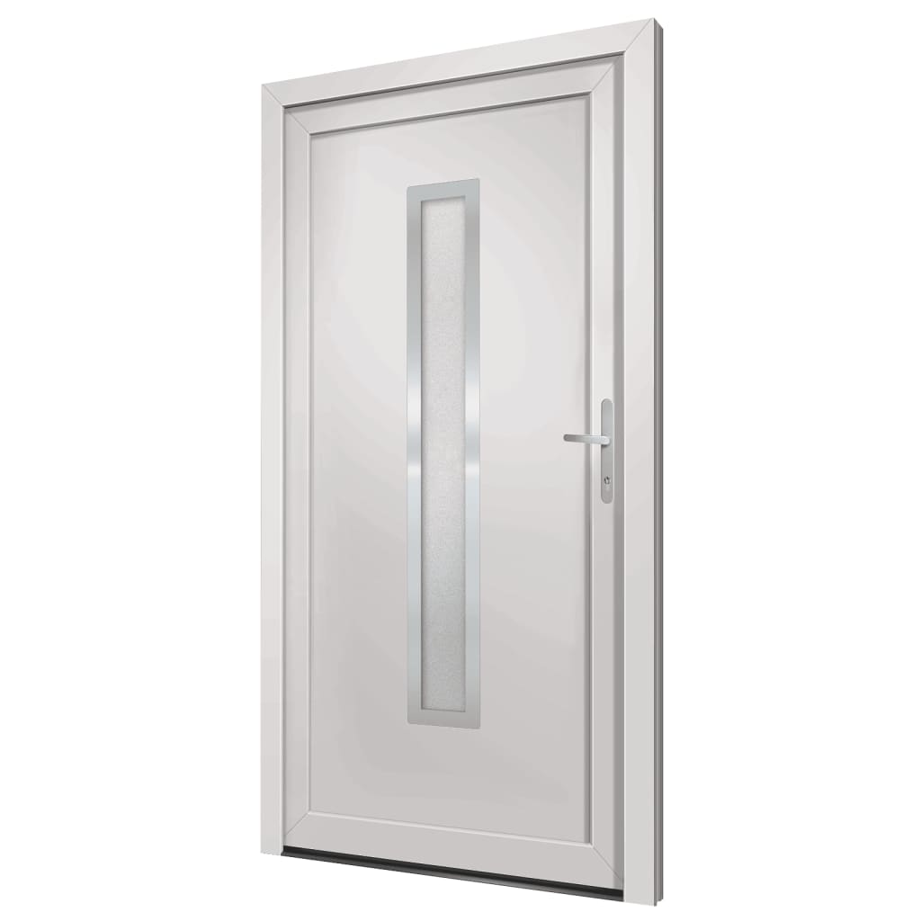 Berkfield Front Door White 98x190 cm PVC