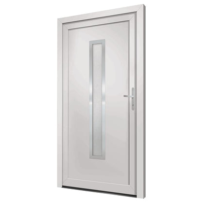 Berkfield Front Door White 98x190 cm PVC