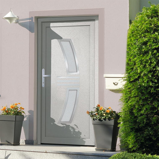 Berkfield Front Door White 88x200 cm PVC