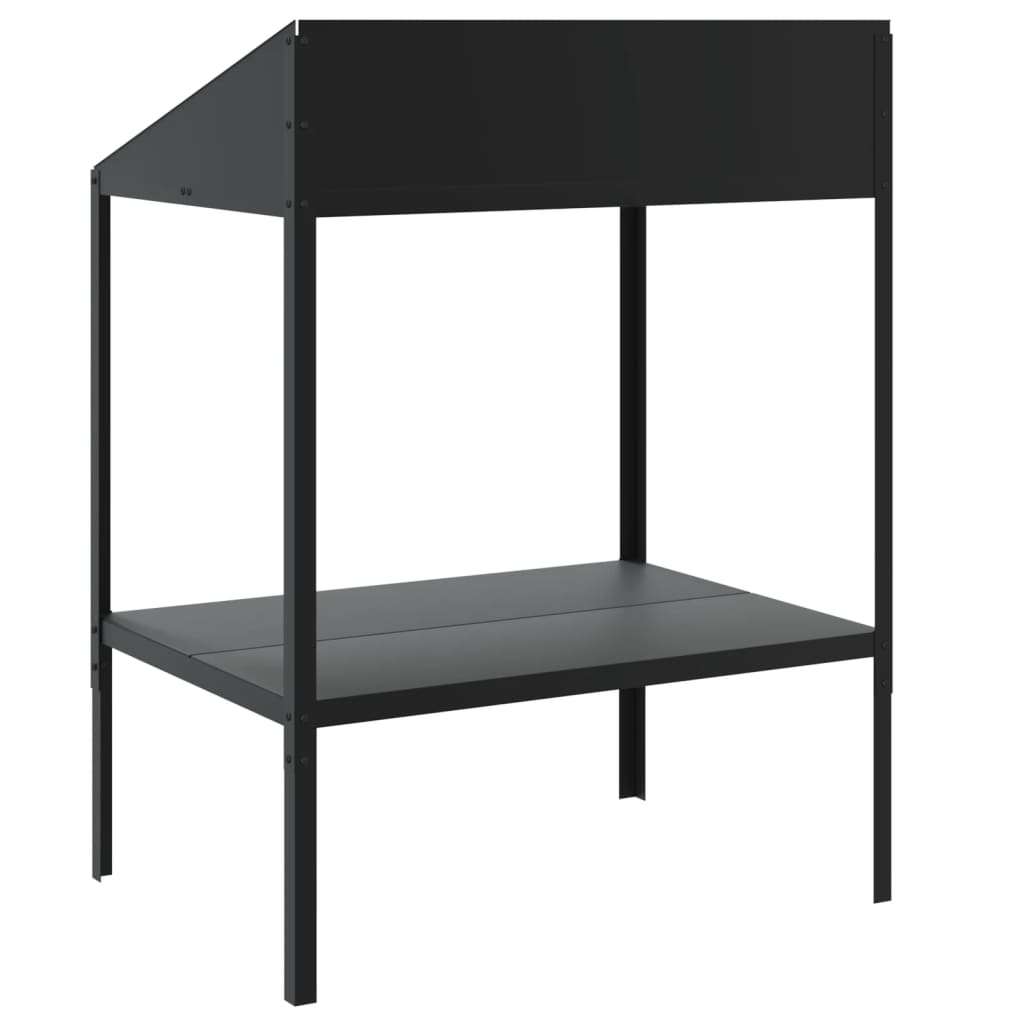 Berkfield Plant Stand Anthracite 75.5x54.5x100 cm Galvanised Steel