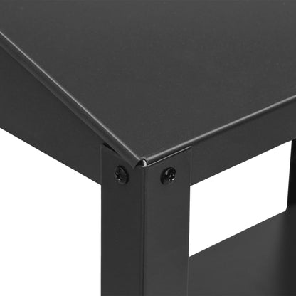 Berkfield Plant Stand Anthracite 75.5x54.5x100 cm Galvanised Steel