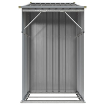 Berkfield Garden Shed Grey 277x93x179 cm Galvanised Steel