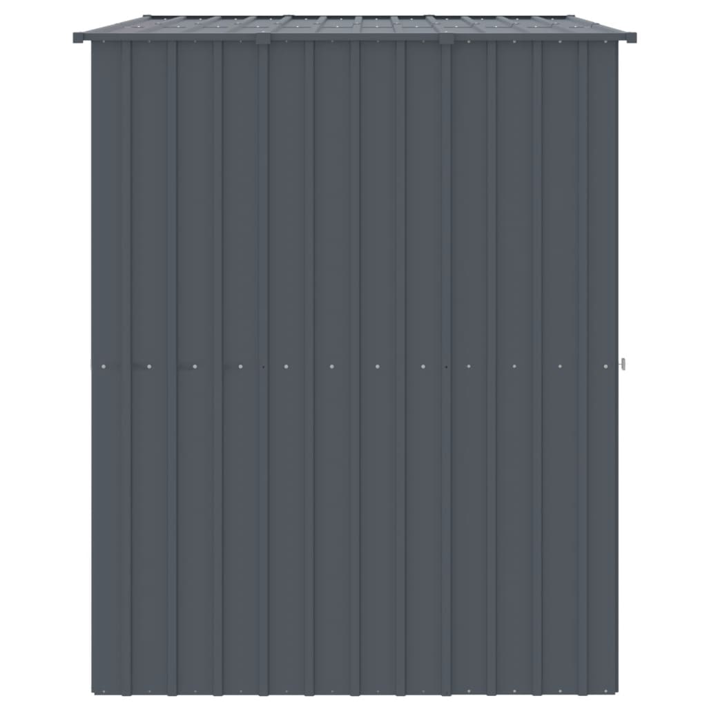 Berkfield Dog House with Roof Anthracite 214x153x181 cm Galvanised Steel