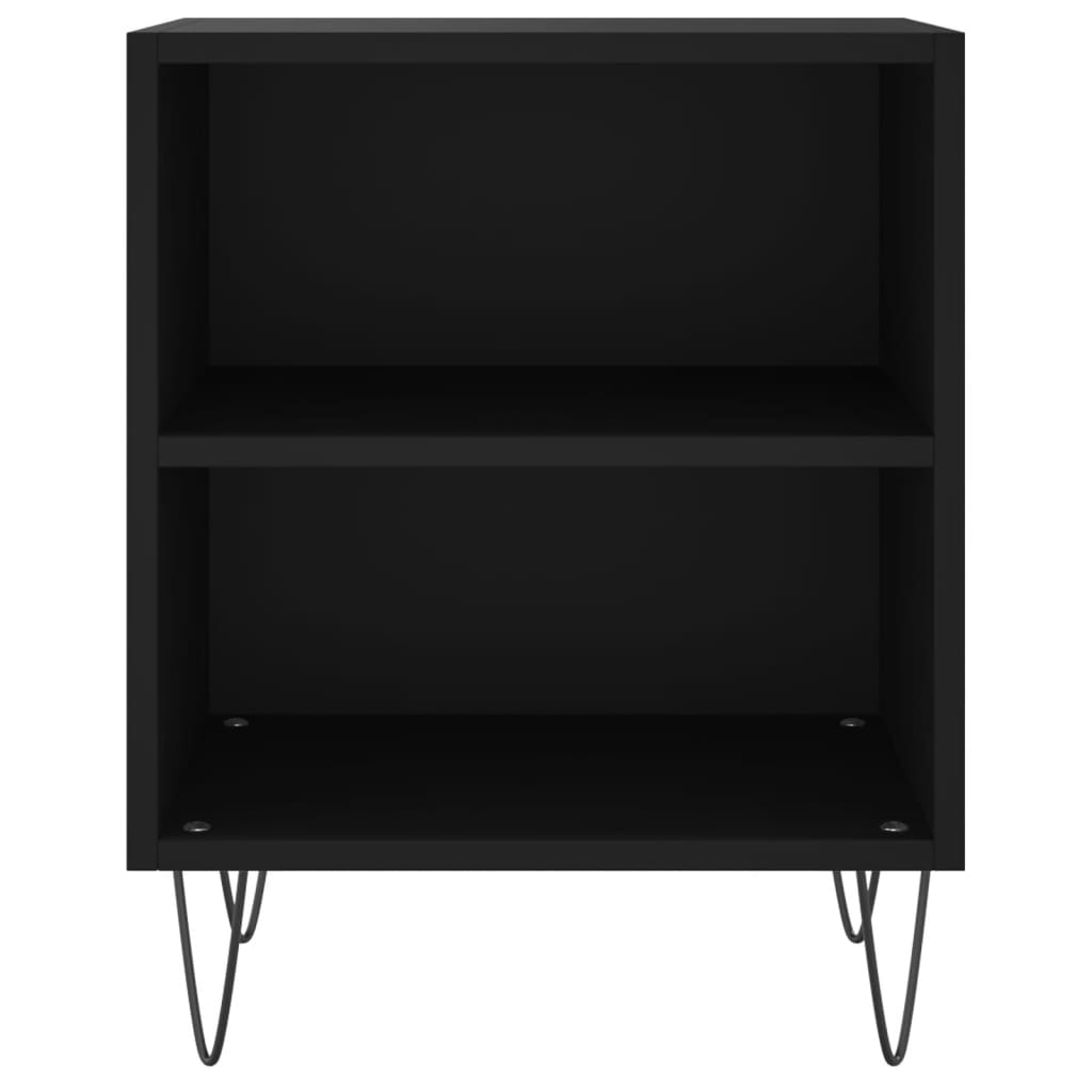 Berkfield Bedside Cabinets 2 pcs Black 40x30x50 cm Engineered Wood