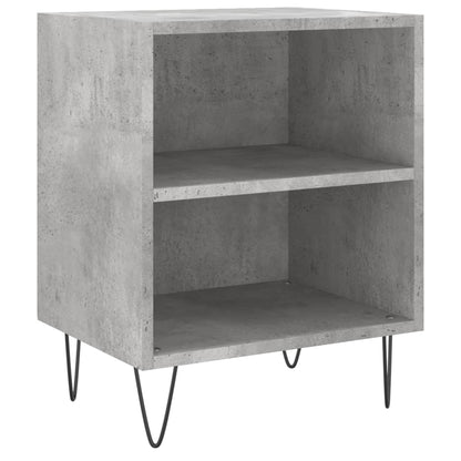 Berkfield Bedside Cabinet Concrete Grey 40x30x50 cm Engineered Wood