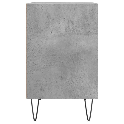 Berkfield Bedside Cabinet Concrete Grey 40x30x50 cm Engineered Wood