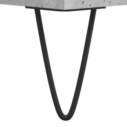 Berkfield Bedside Cabinet Concrete Grey 40x30x50 cm Engineered Wood