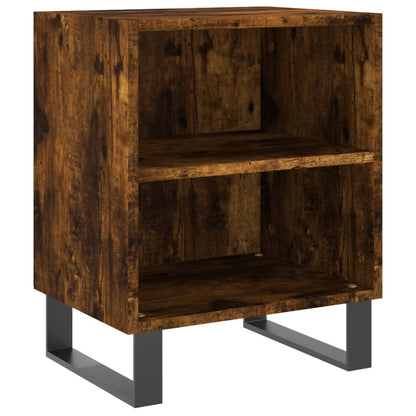 Berkfield Bedside Cabinets 2 pcs Smoked Oak 40x30x50 cm Engineered Wood