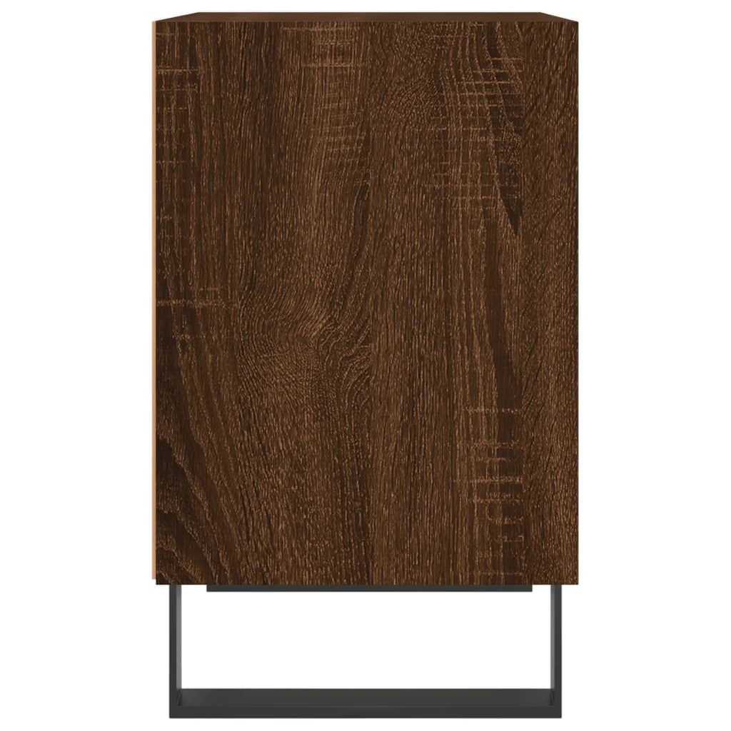 Berkfield Bedside Cabinets 2 pcs Brown Oak 40x30x50 cm Engineered Wood