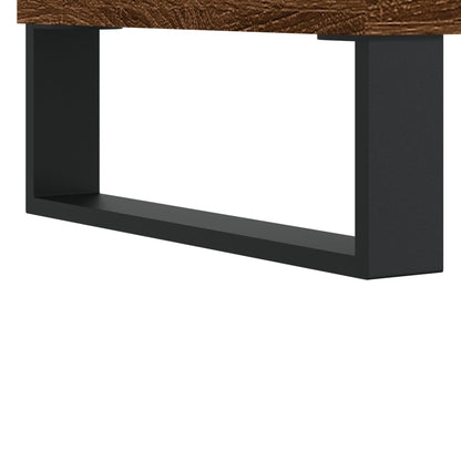 Berkfield Bedside Cabinets 2 pcs Brown Oak 40x30x50 cm Engineered Wood