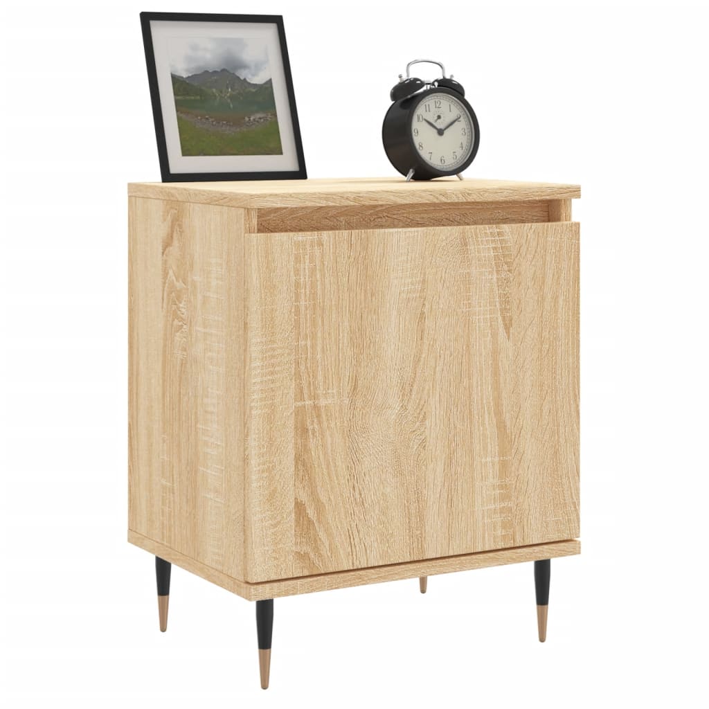 Berkfield Bedside Cabinet Sonoma Oak 40x30x50 cm Engineered Wood