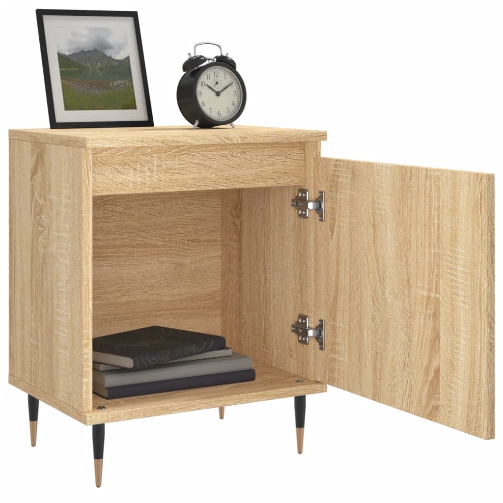 Berkfield Bedside Cabinet Sonoma Oak 40x30x50 cm Engineered Wood