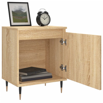 Berkfield Bedside Cabinet Sonoma Oak 40x30x50 cm Engineered Wood