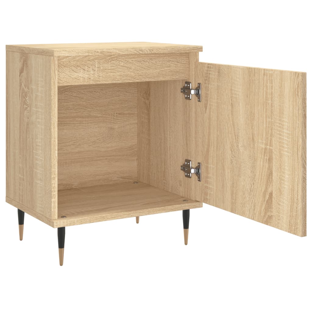 Berkfield Bedside Cabinet Sonoma Oak 40x30x50 cm Engineered Wood