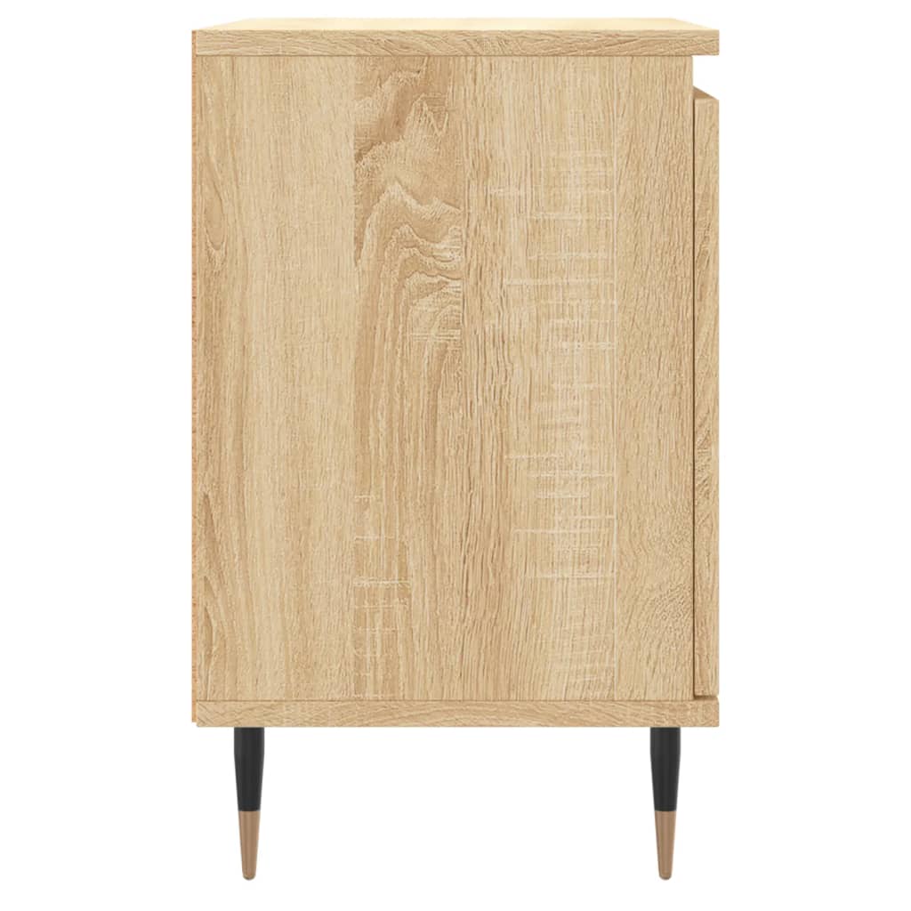 Berkfield Bedside Cabinet Sonoma Oak 40x30x50 cm Engineered Wood