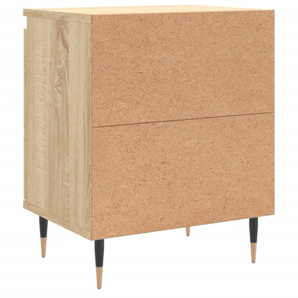 Berkfield Bedside Cabinet Sonoma Oak 40x30x50 cm Engineered Wood