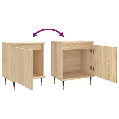 Berkfield Bedside Cabinet Sonoma Oak 40x30x50 cm Engineered Wood