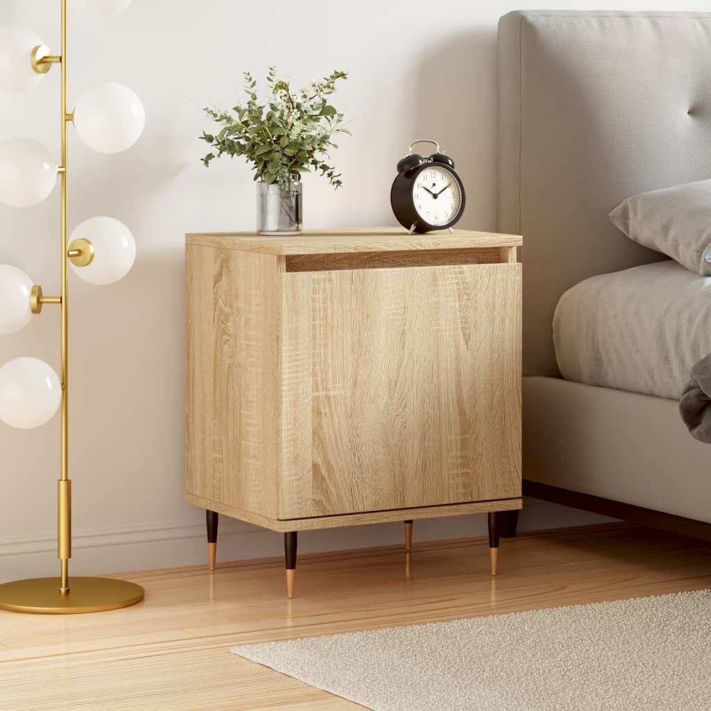 Berkfield Bedside Cabinet Sonoma Oak 40x30x50 cm Engineered Wood