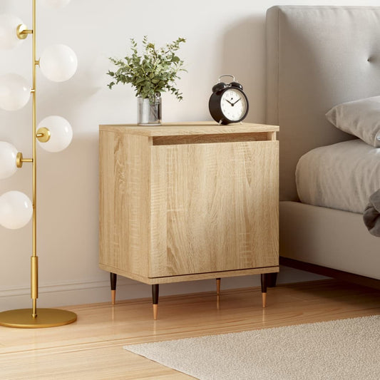 Berkfield Bedside Cabinet Sonoma Oak 40x30x50 cm Engineered Wood