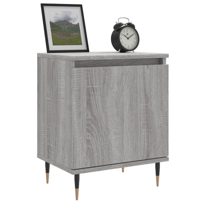 Berkfield Bedside Cabinet Grey Sonoma 40x30x50 cm Engineered Wood