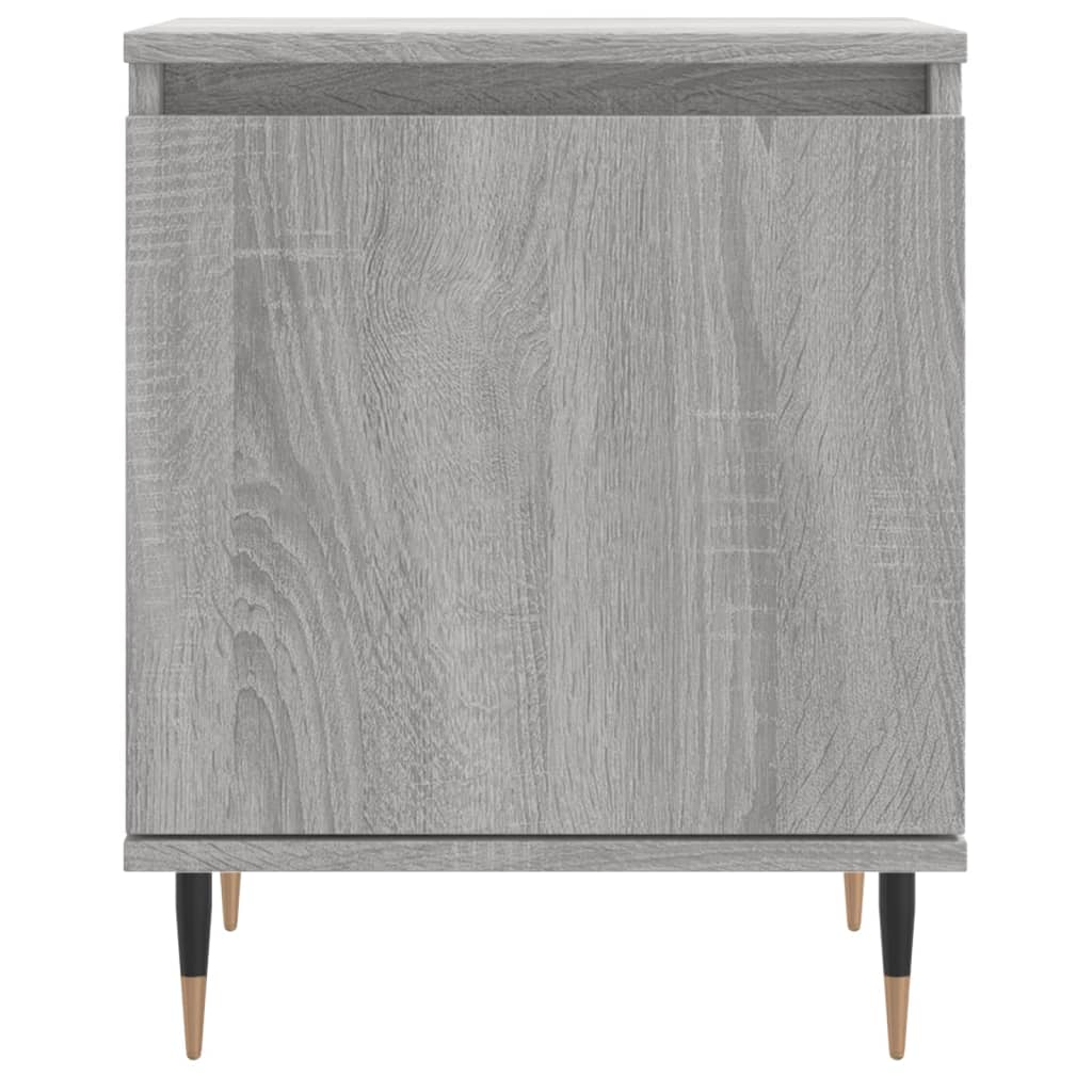 Berkfield Bedside Cabinet Grey Sonoma 40x30x50 cm Engineered Wood