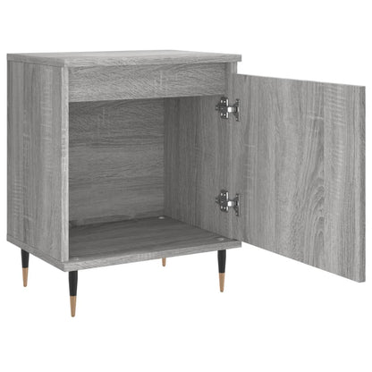 Berkfield Bedside Cabinet Grey Sonoma 40x30x50 cm Engineered Wood
