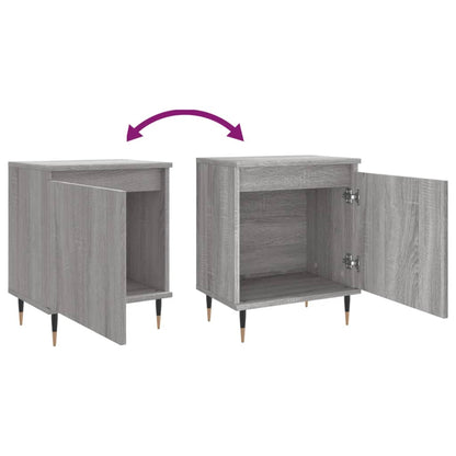 Berkfield Bedside Cabinet Grey Sonoma 40x30x50 cm Engineered Wood