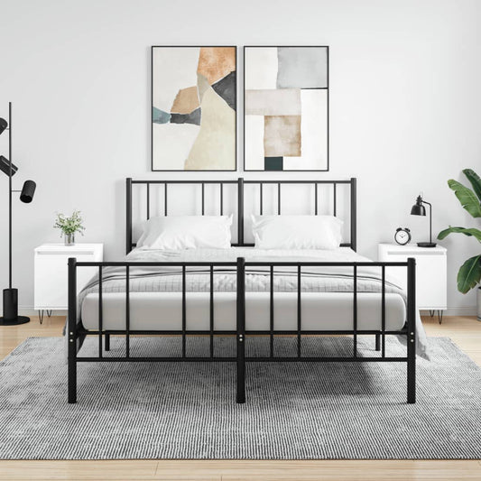 Berkfield Bedside Cabinets 2 pcs White 40x30x50 cm Engineered Wood